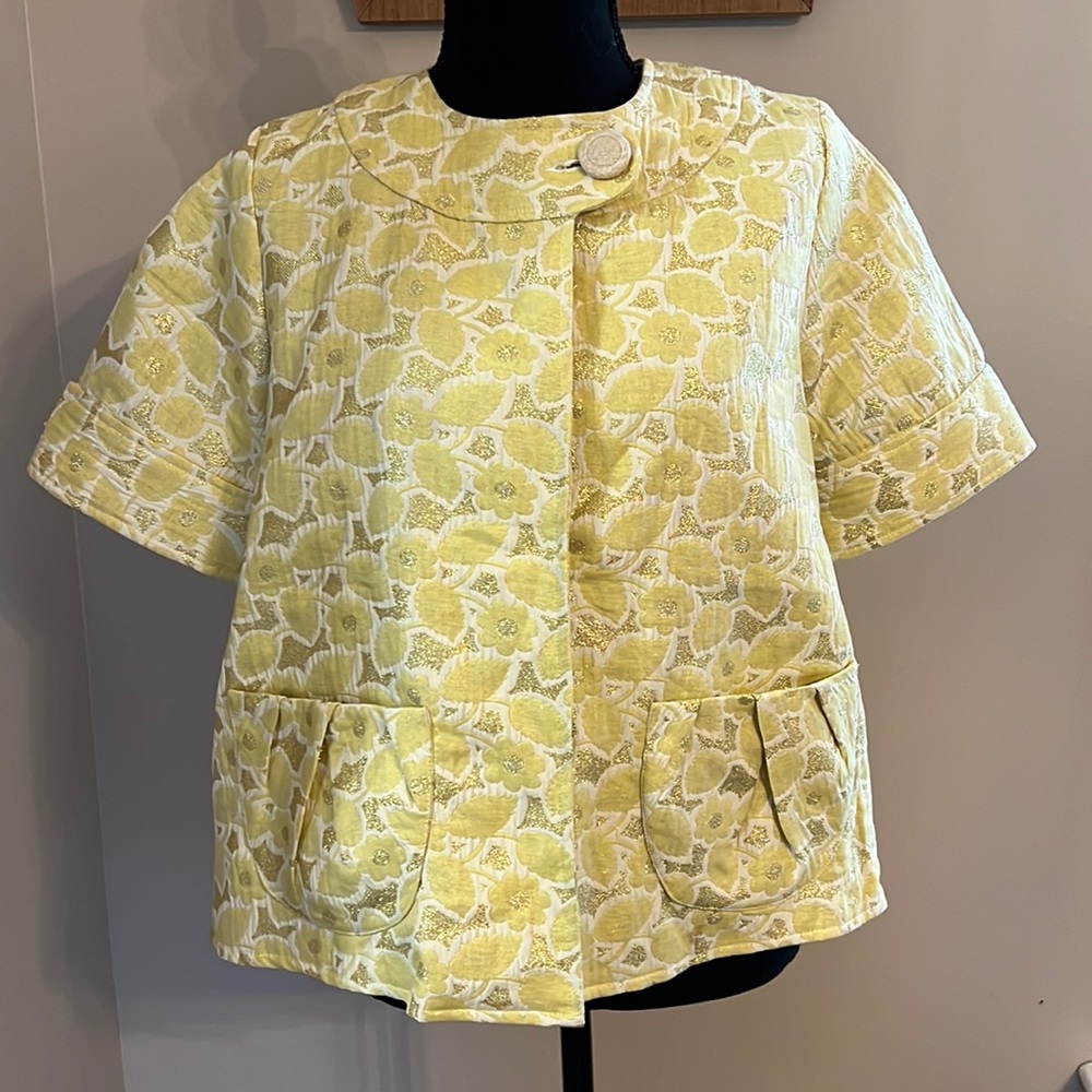 Vera Wang Lavender Label Printed Evening Jacket